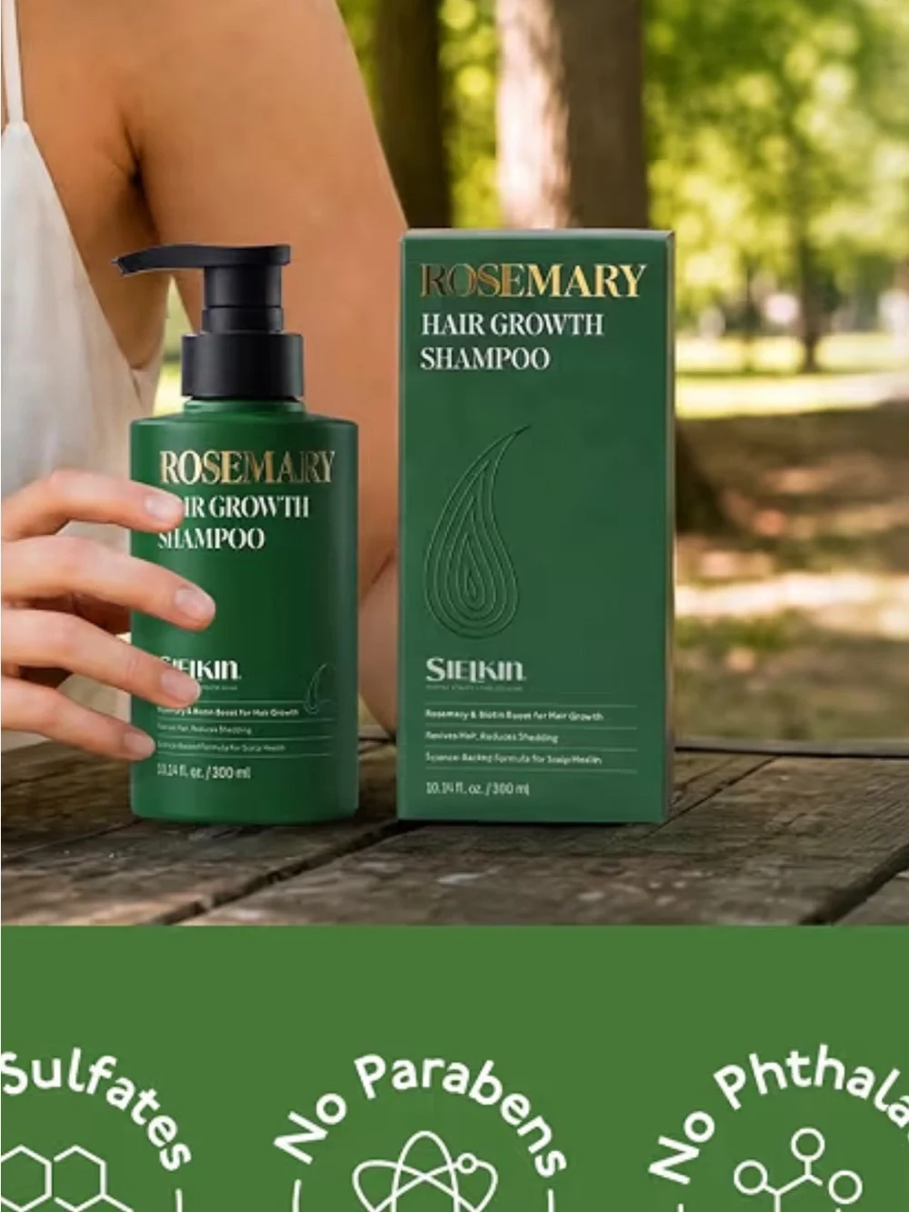Rosemary Hair Growth Shampoo - Green